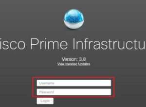 Cisco Prime Infrastructure login